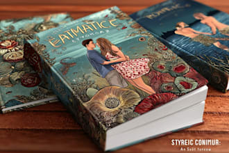 do romance book cover art illustration erotica book cover