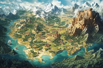 create maps for your fantasy game and projects