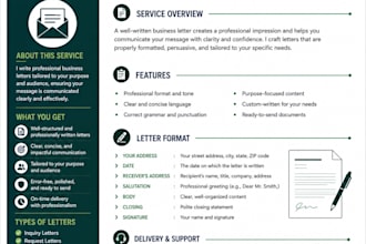 write and format business documents