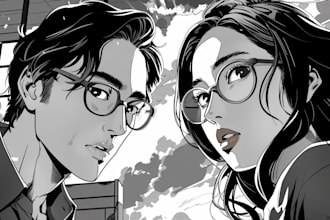 do comic book illustration, comic graphic novel