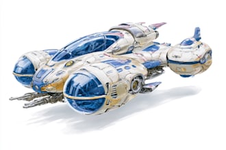 create a sci fi spaceship