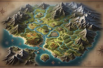 illustrate fantasy map design custom rpg maps dnd world battle maps