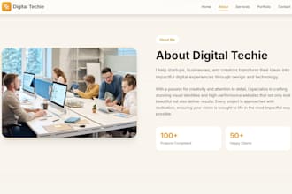 develop react websites and web applications
