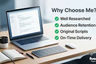 write engaging faceless youtube documentary scripts