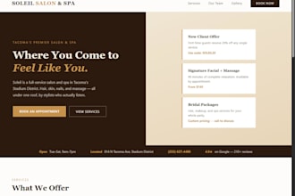 build a professional website for your local business
