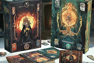 design custom card game, board game and trading card designs