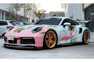 design racing car, livery racing car and sports car wrap