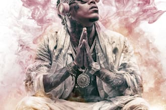 design single, mixtape, custom album cover or music artwork