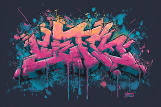 make professional graffiti text and logo designs