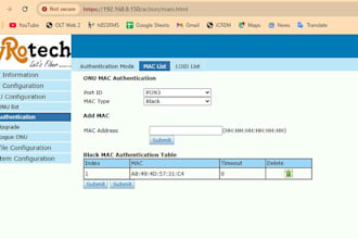configure gpon olt, line profile, vlan and network setup