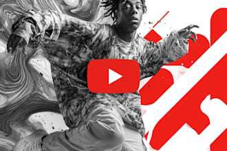 design amazing youtube thumbnail