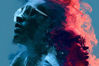 design stunning album cover , mix tape cover