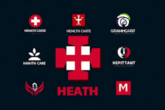design health, medical, dental, hospital, urgent care logo