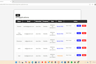 develop java  web applications and rest apis