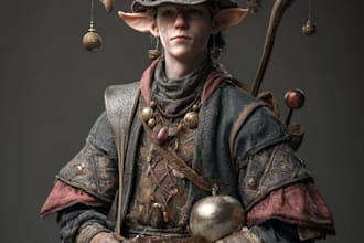 do illustration character art mythical fantasy book cover