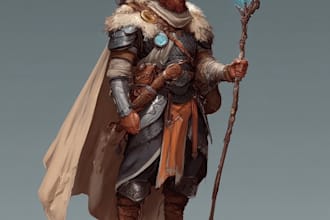 create custom dnd character art for your tabletop rpg