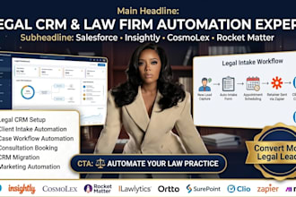 setup salesforce insightly cosmolex clio ortto robly rocket matter lawlytics CRM