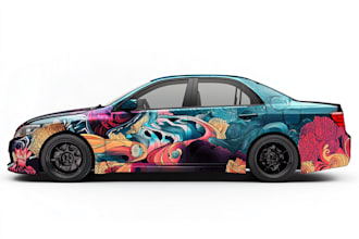 do car warp design, all car design, racing car warp design