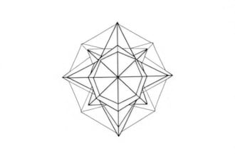 create custom minimalist fine line or geometric tattoo art