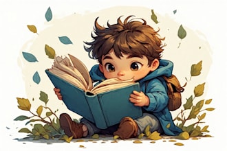 create a cute character for children book