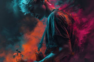 design unique music cover art
