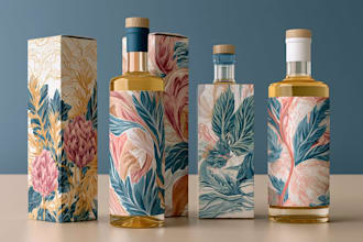 label design and packaging design