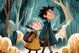 design children book illustration and story book illustration