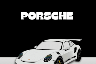 design professional automotive, car, racing vehicle poster