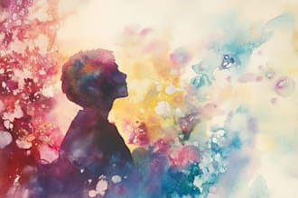 draw a watercolor illustration