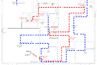 provide fire alarm design, shop drawings and calculations