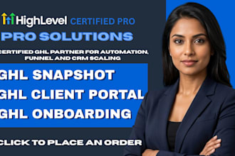 ghl snapshot ghl client portal ghl onboarding ghl crm setup ghl automation