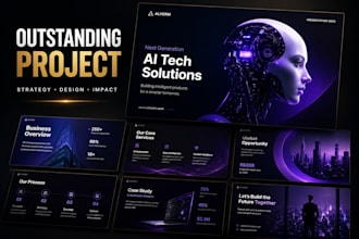 design a professional powerpoint presentation for your business