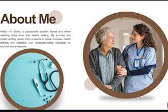 write healthcare and medical articles
