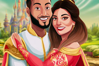 do disney cartoon portrait