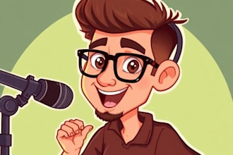 do cartoon caricature podcast cover art