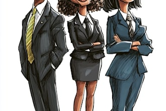 creat a political cartoon art