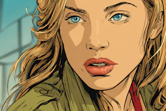 draw top comic book pages and graphic novel art