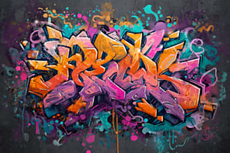 make unique street art graffiti logo designs