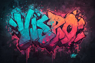 design urban graffiti logo art with a professional touch
