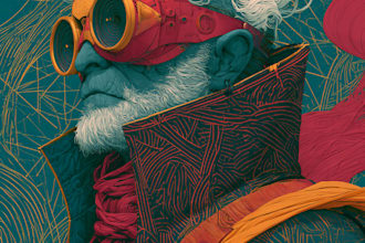sci fi character illustration or sci fi character