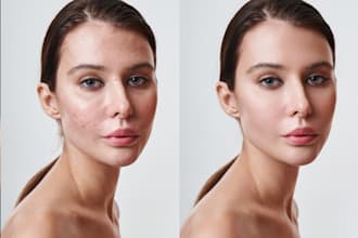 do retouching for fashion portraits and ecommerce photos