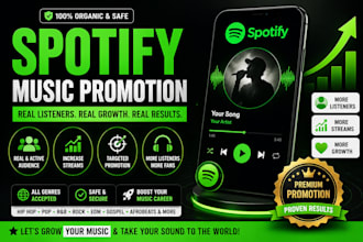 do spotify music promotion for targeted streams and audience growth