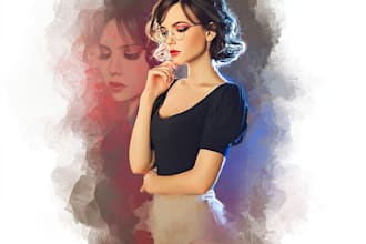 paint a real oil painting on art with free shipping