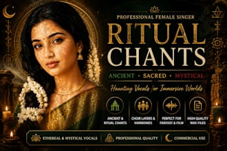 perform ritual chants and ancient sacred female vocals