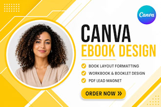 design canva ebook and formatting workbooks, lead magnets, editable PDF