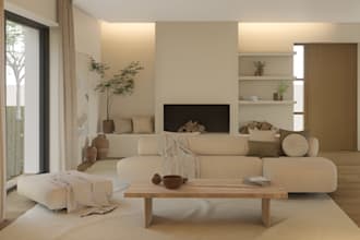 create photorealistic architectural interior 3d renderings