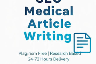 write SEO medical and health blog artical