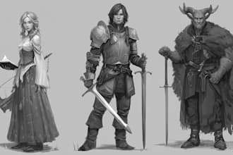 draw stunning dnd character portraits for your rpg campaign