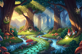 create illustrations and environments for your project