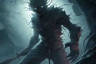 draw fantasy and horror illustrations